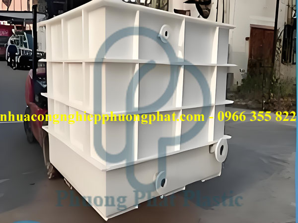 BỂ NHỰA PE PP CHỨA KẼM SUNPHAT ZnSO4 5M3