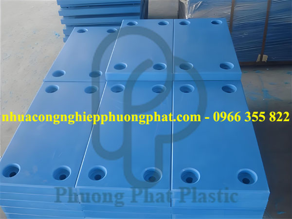 TẤM FENDER HDPE 20MM MÀU XANH